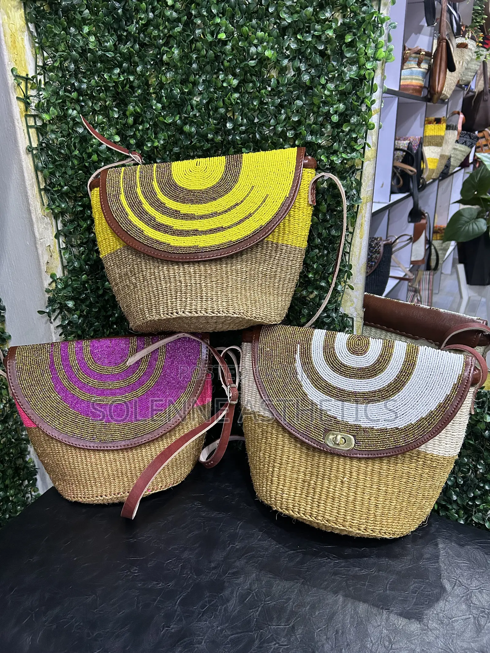 Beaded Sisal Kiondo Sling