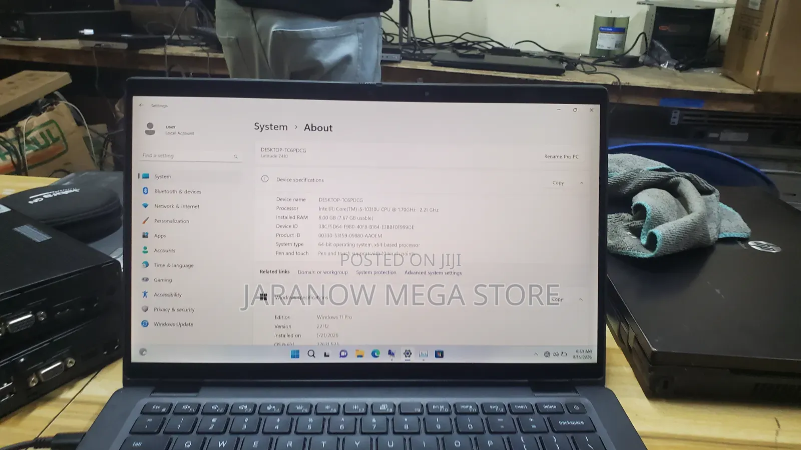 Laptop Dell Latitude 7410 8GB Intel Core i5 SSD 256GB
