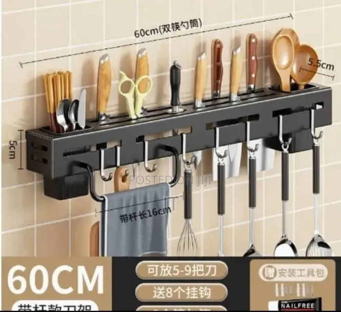 Multi-Functional Kitchen Knife Storage Rack