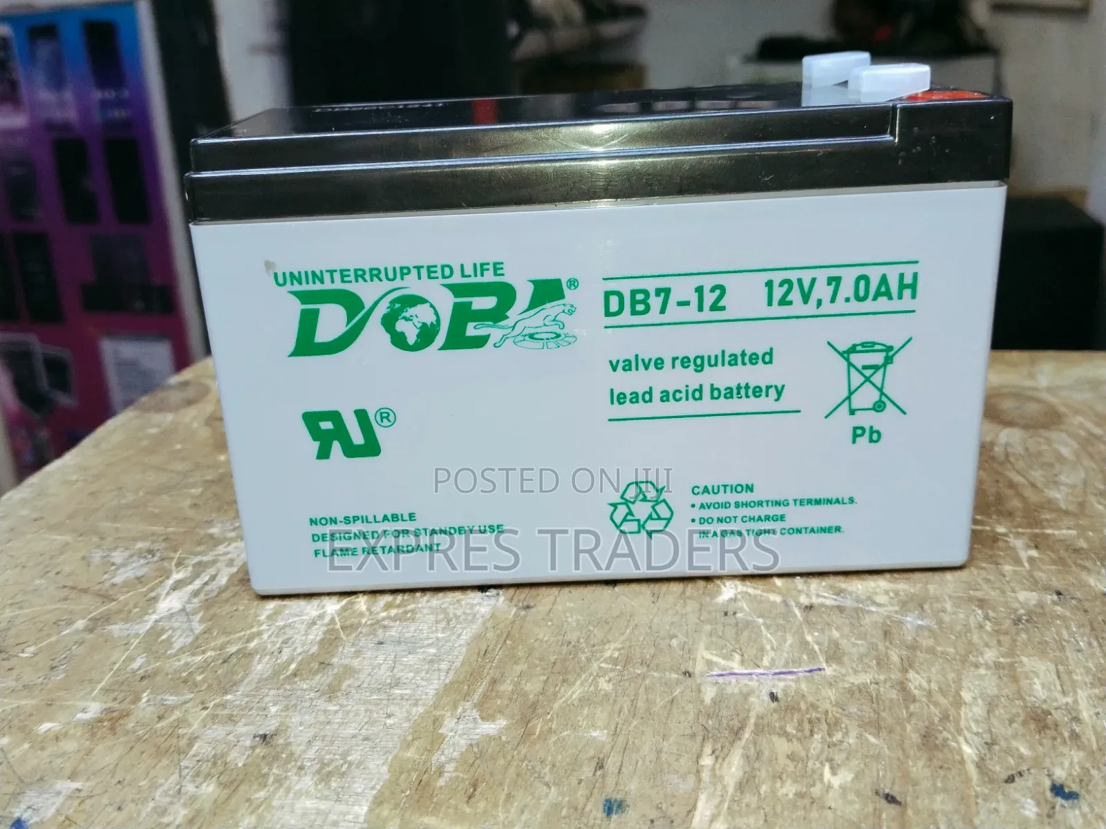 12 v 7 Amps Deep Cycle Battery