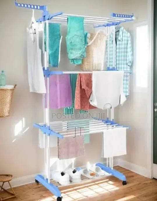 Foldable Movable Drying Rack