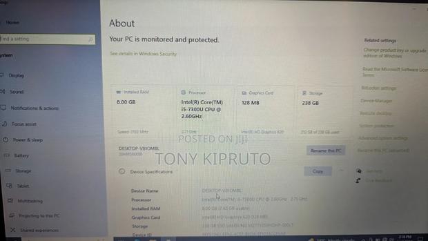 Laptop Lenovo ThinkPad X270 8GB Intel Core i5 SSD 256GB