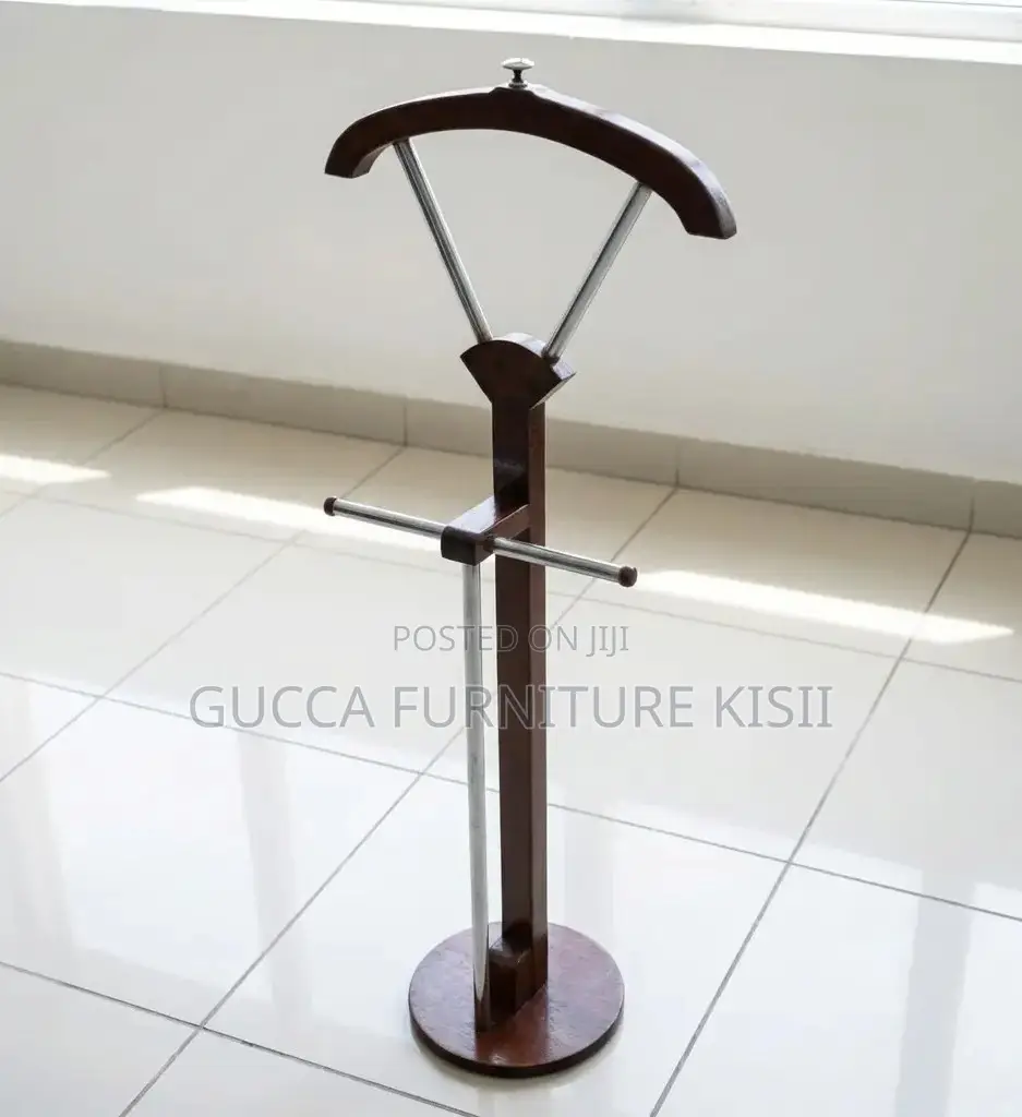 Custom Mahogany Office Coat Stand