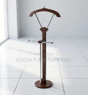 Custom Mahogany Office Coat Stand