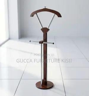 Custom Mahogany Office Coat Stand