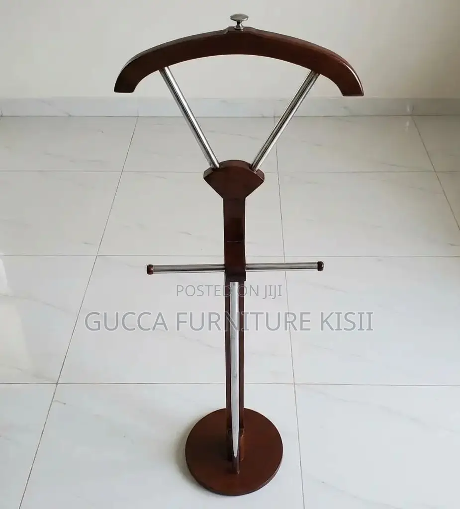 Custom Mahogany Office Coat Stand