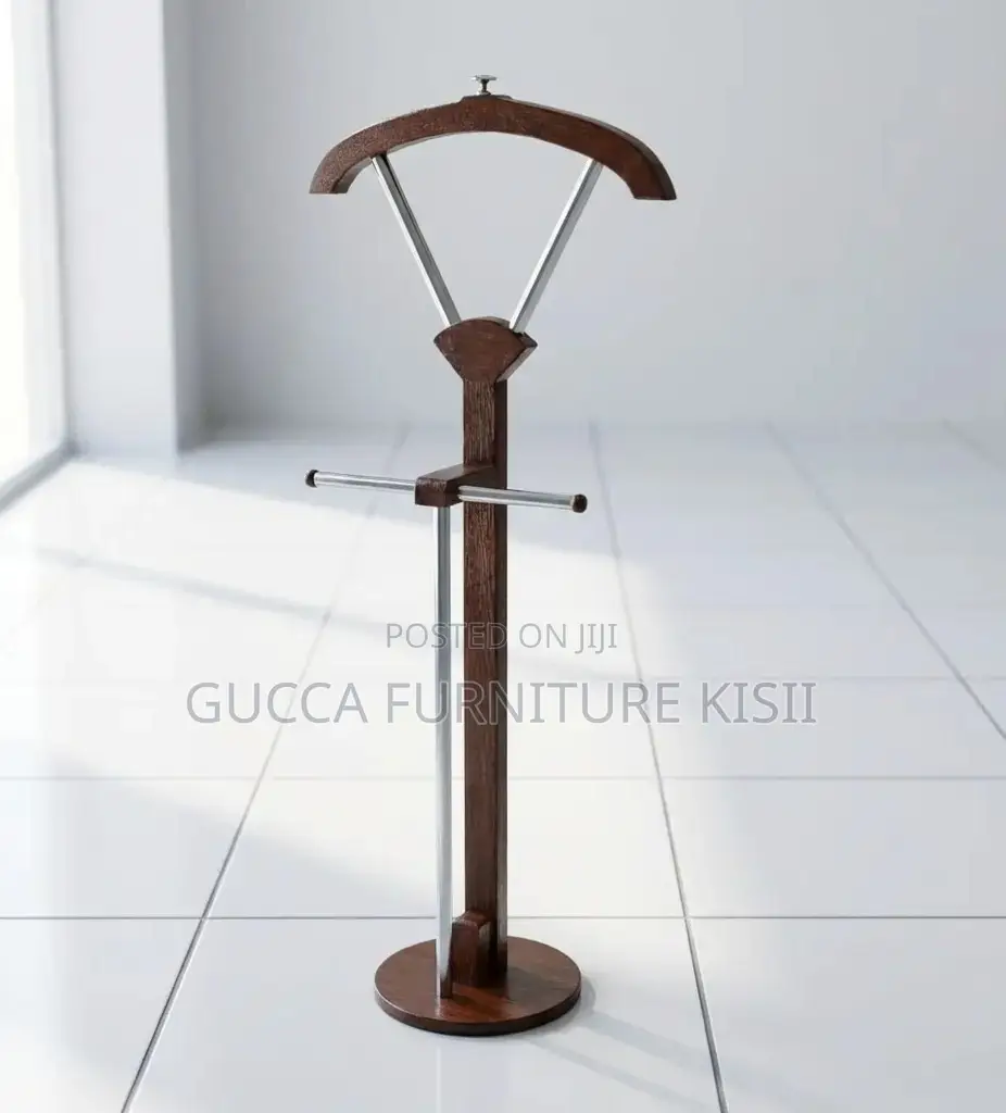 Custom Mahogany Office Coat Stand