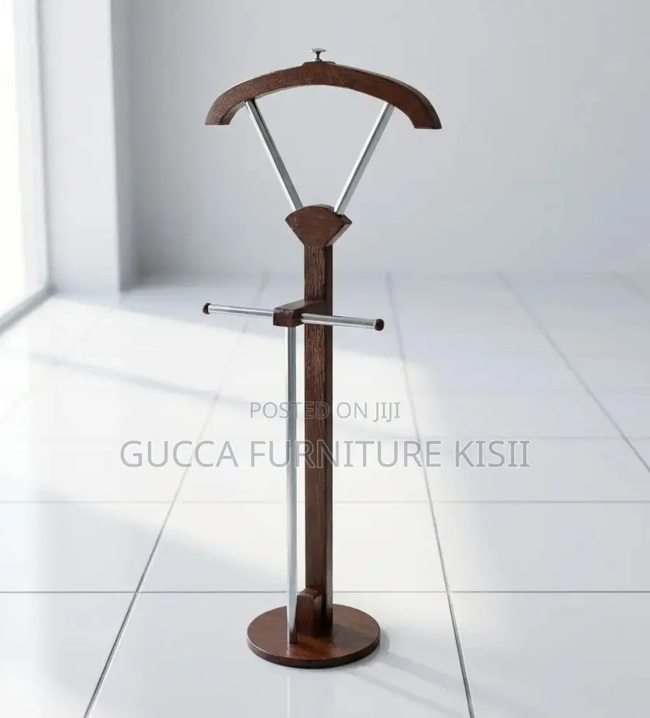 Custom Mahogany Office Coat Stand