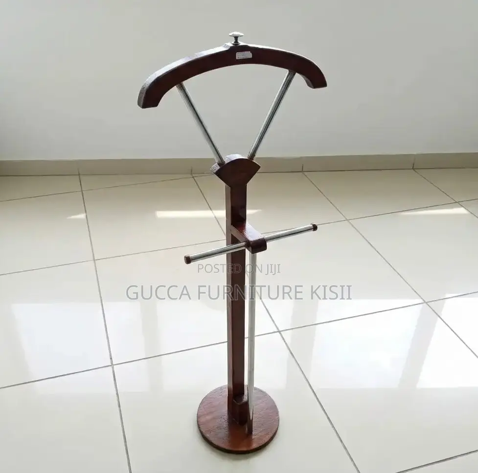 Custom Mahogany Office Coat Stand