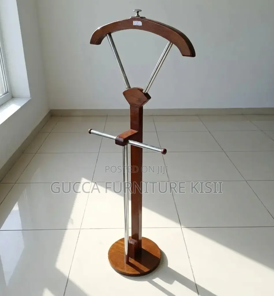 Custom Mahogany Office Coat Stand