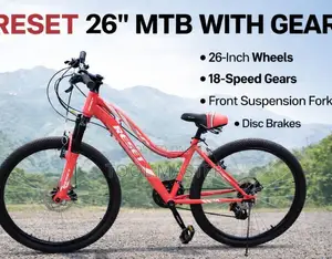 Reset MTB 26" Bicycle/18 Speed Size 26 Reset Mountain Bike