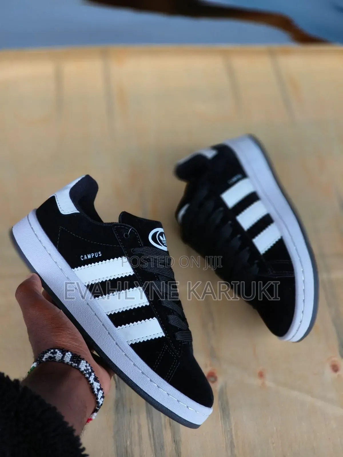 Adidas Campus Black White