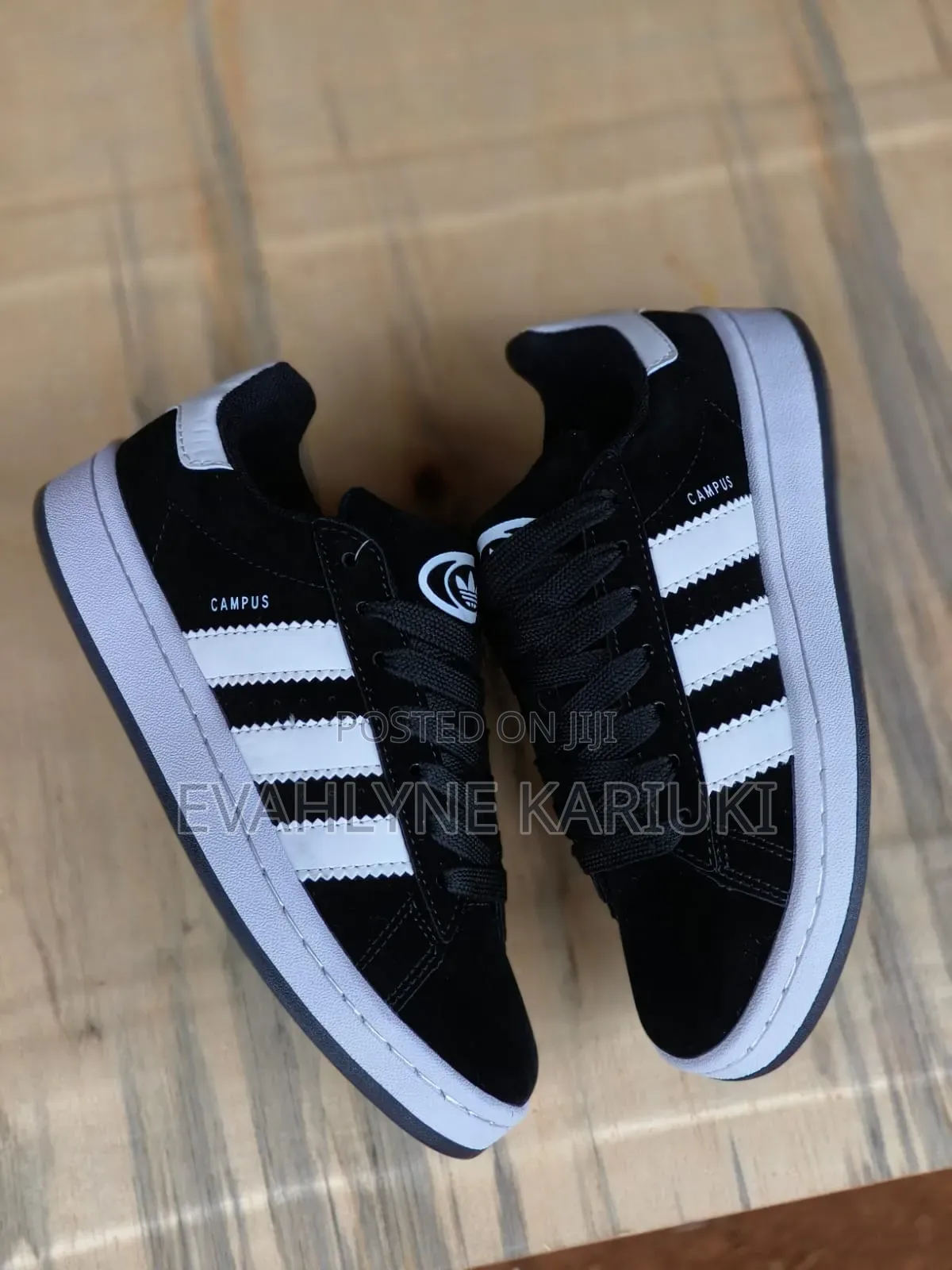 Adidas Campus Black White