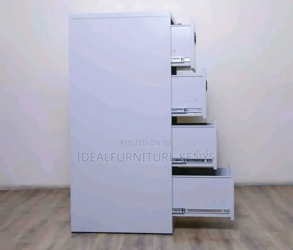 4 Drawer Metalic Office Cabinet - Filing Storage Cabinet