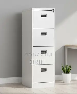 4-Drawer Office Cabinet – Modern Filing Document Storage Unit