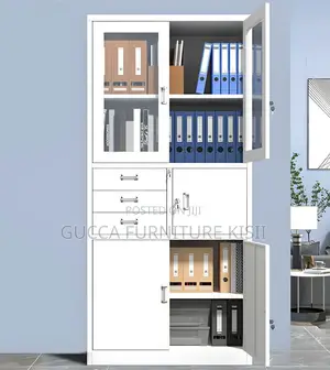 Cabinet With Safe for Office Organization
