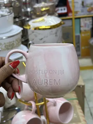 Pink Cups Set 6pieces
