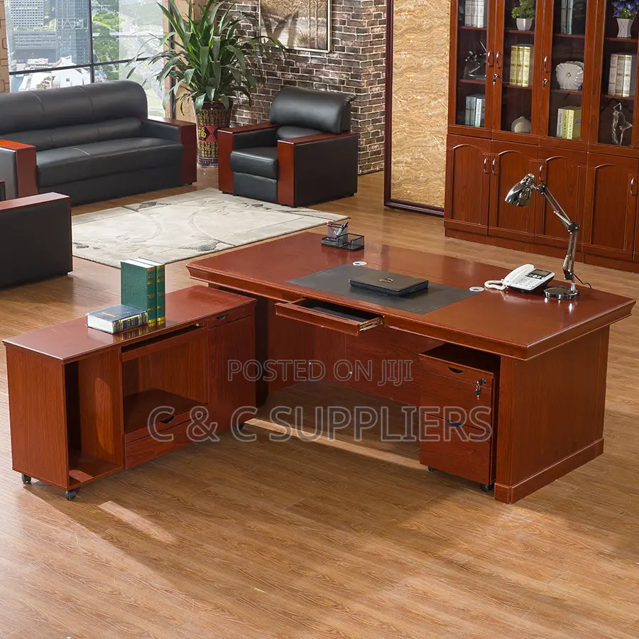 Executive L-Shaped Computer Desk-160cm