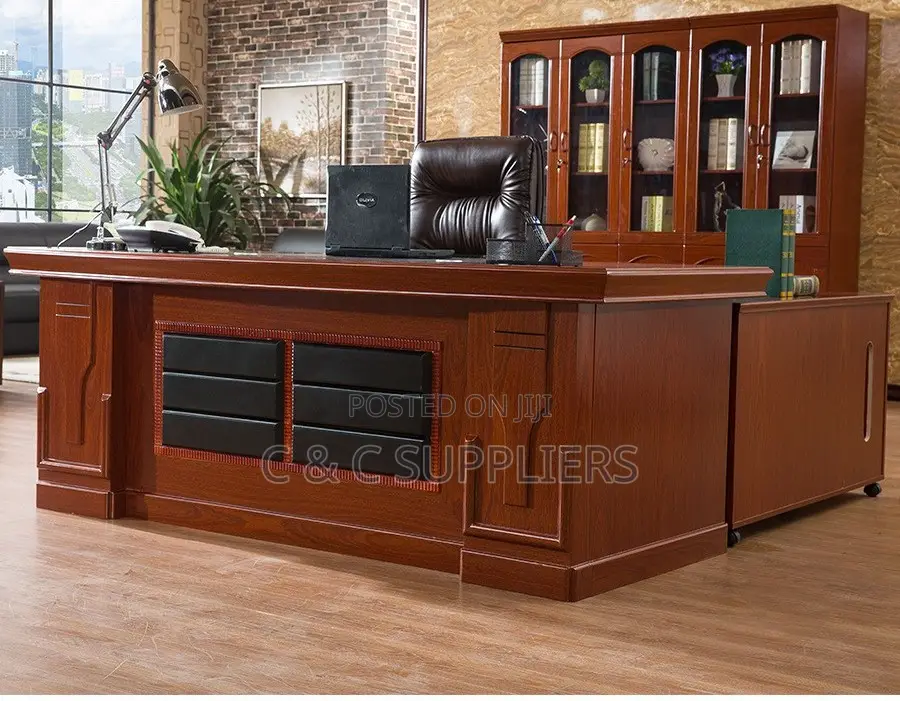 Executive L-Shaped Computer Desk-160cm