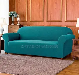 Turquoise Blue Plain Sofa Covers