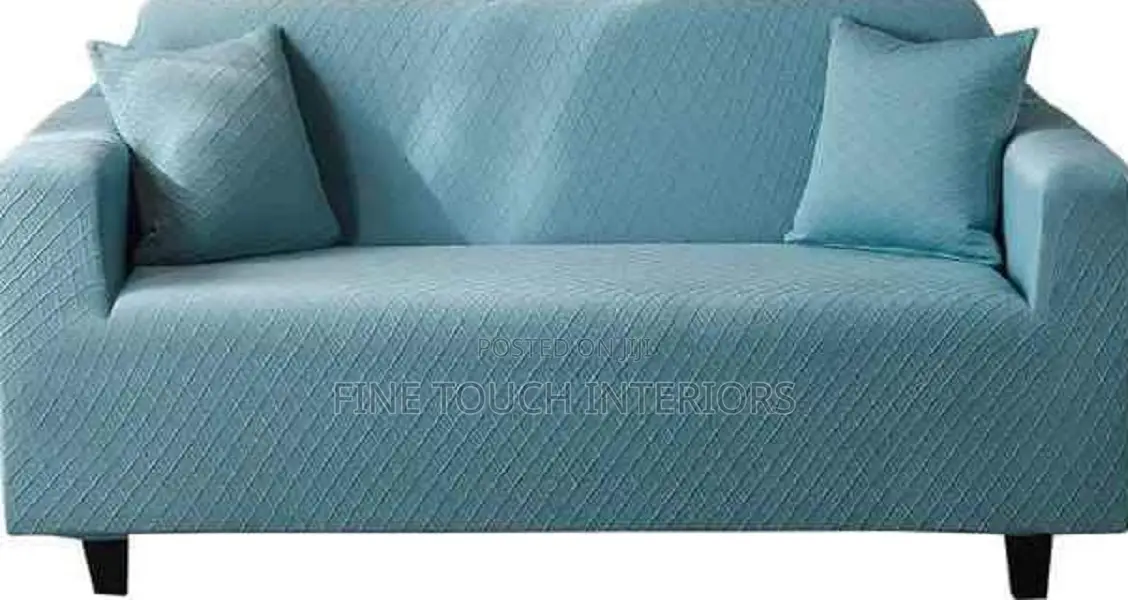 Turquoise Blue Plain Sofa Covers