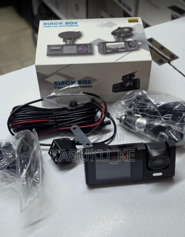 Dash Cam Vehicle Camera With Front Inside and Rear Camera