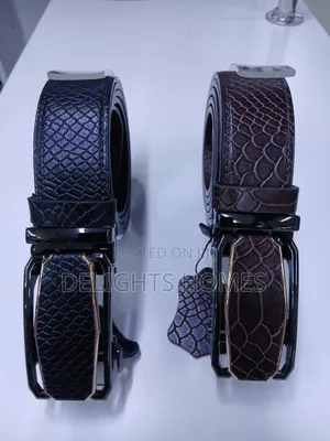Men’s Leather Belts-Yu