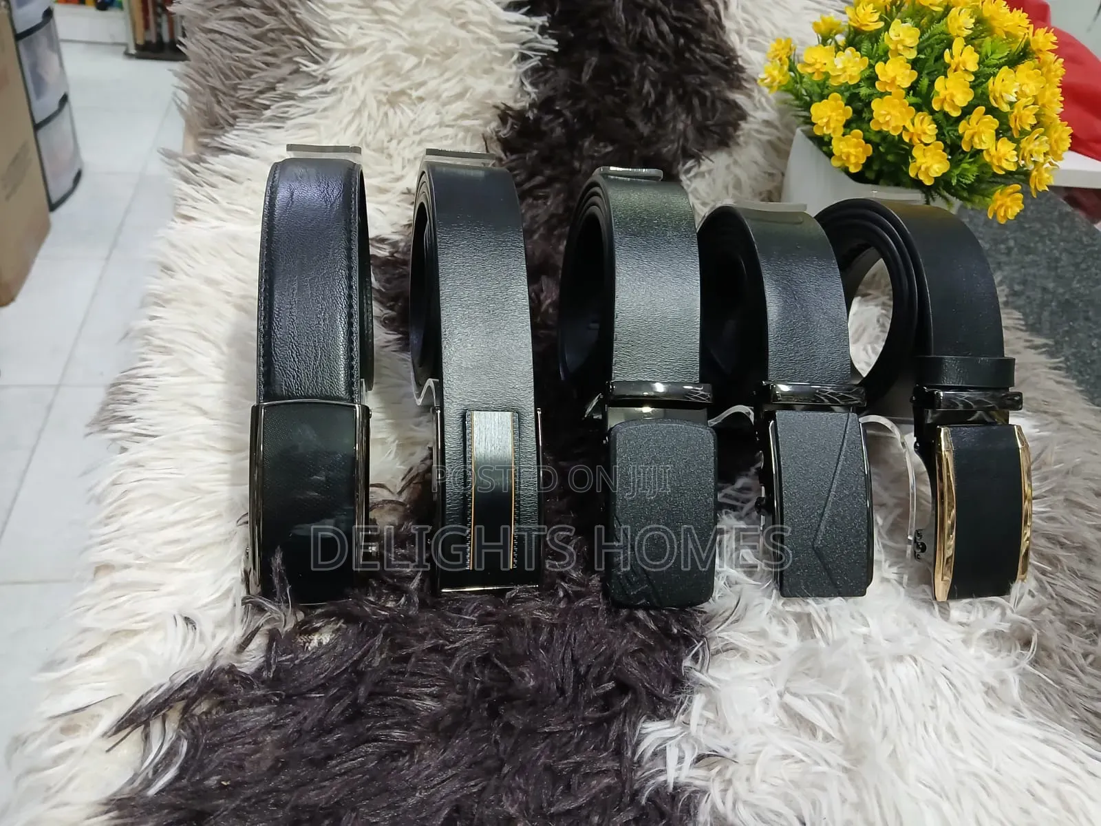 Men’s Leather Belts-Yu