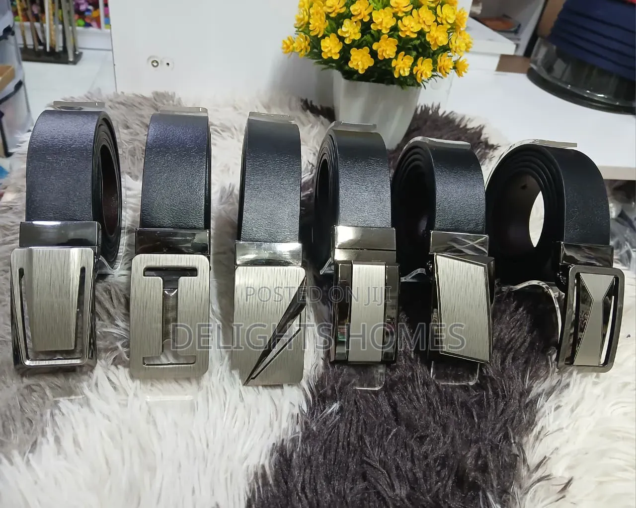 Men’s Leather Belts-Yu