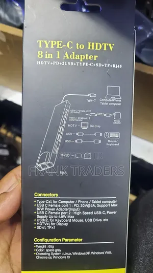 Type-C to Hdmi/HDTV 8 in 1