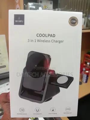WiWU Coolpad 15W 3 in 1 Wireless Charging Station