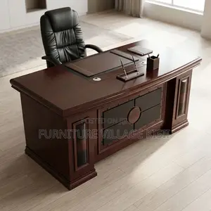1.8m Mahogany Office Desk