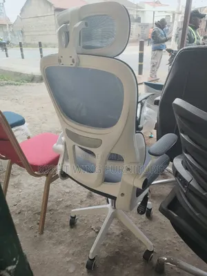 High Back Office Chair With Headrest and Armrests