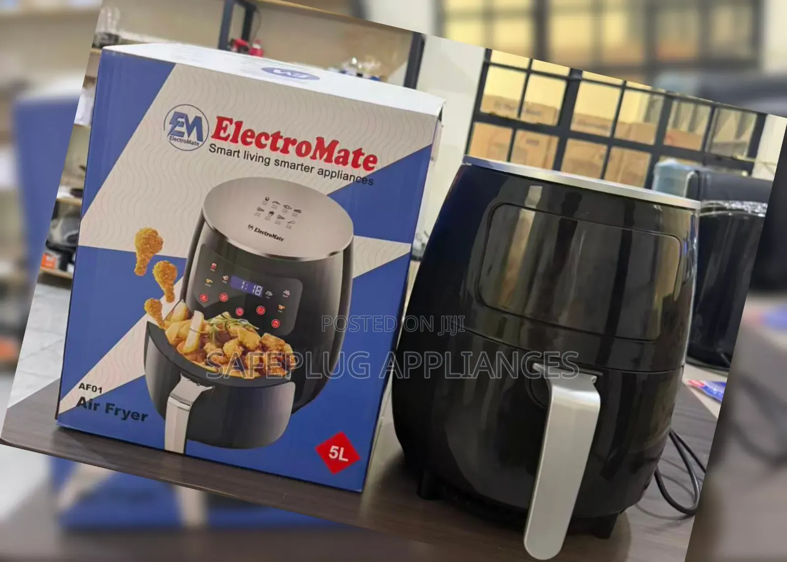 Electromate 5-Litre Air Fryer – Family Size Kitchen Appliance