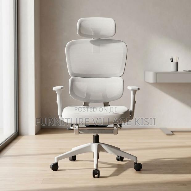 Office Orthopedic Chair With Footrest