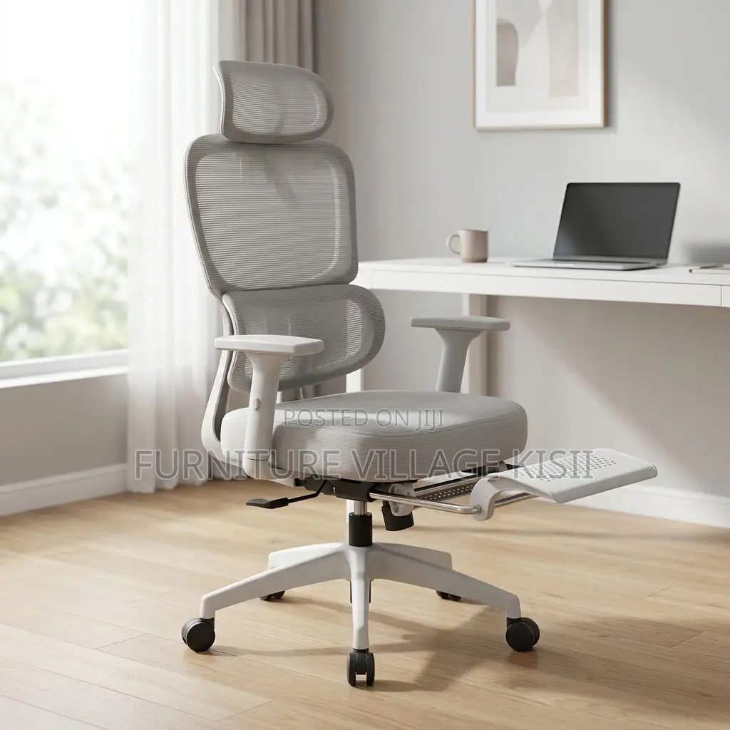 Office Orthopedic Chair With Footrest