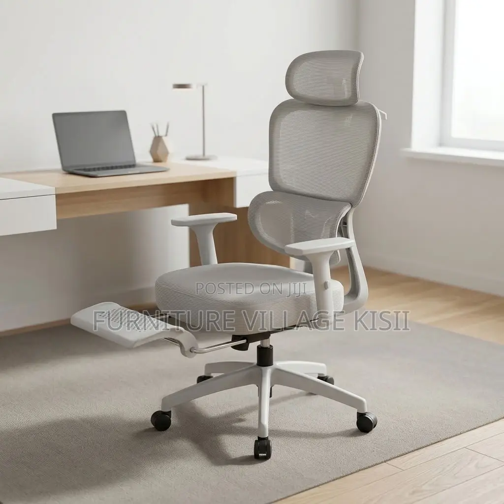 Office Orthopedic Chair With Footrest