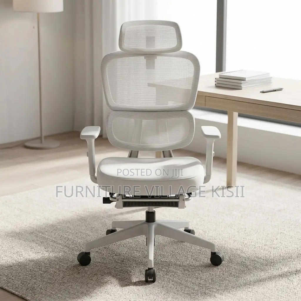 Office Orthopedic Chair With Footrest