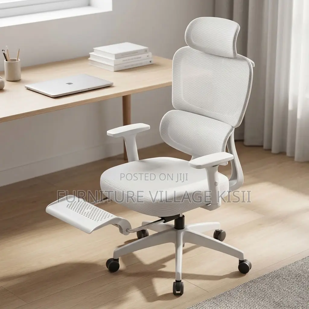 Office Orthopedic Chair With Footrest