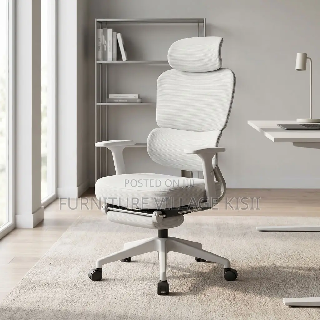 Office Orthopedic Chair With Footrest