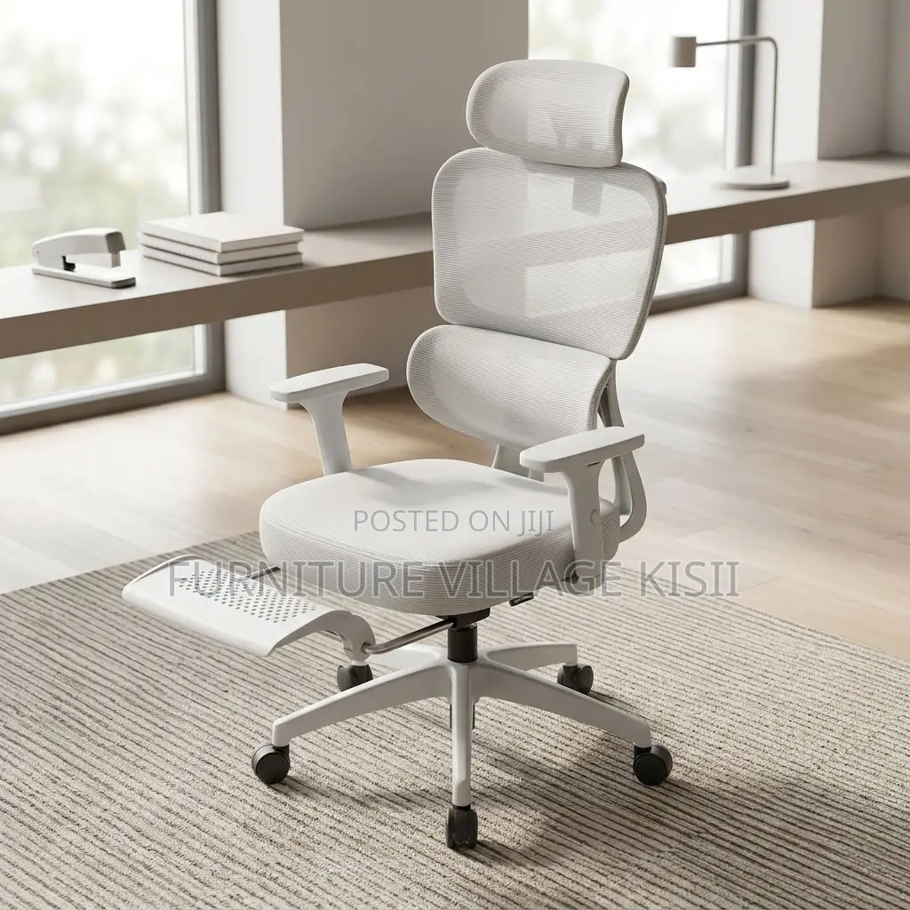 Office Orthopedic Chair With Footrest