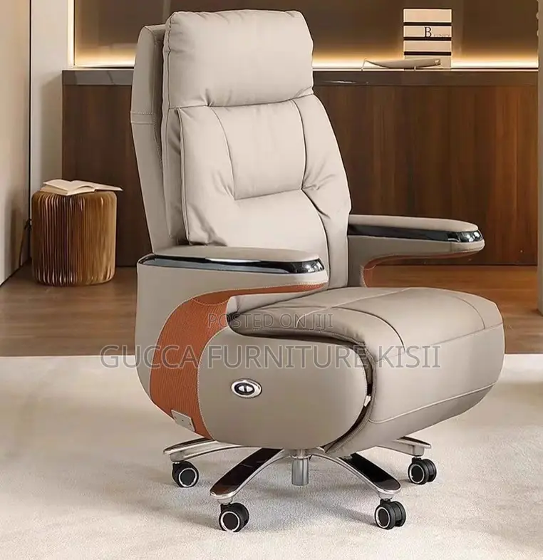 Upholstered Boss Leather Recliner Chair