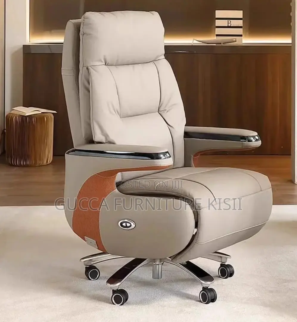 Upholstered Boss Leather Recliner Chair