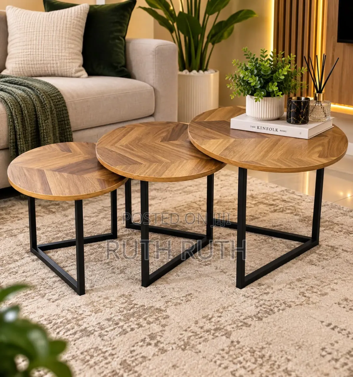 Modern 3 in 1 Executive Pure Marble Table