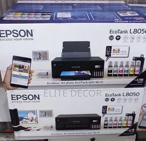 Epson EcoTank L8050 A4 6-Color WiFi Photo Printer