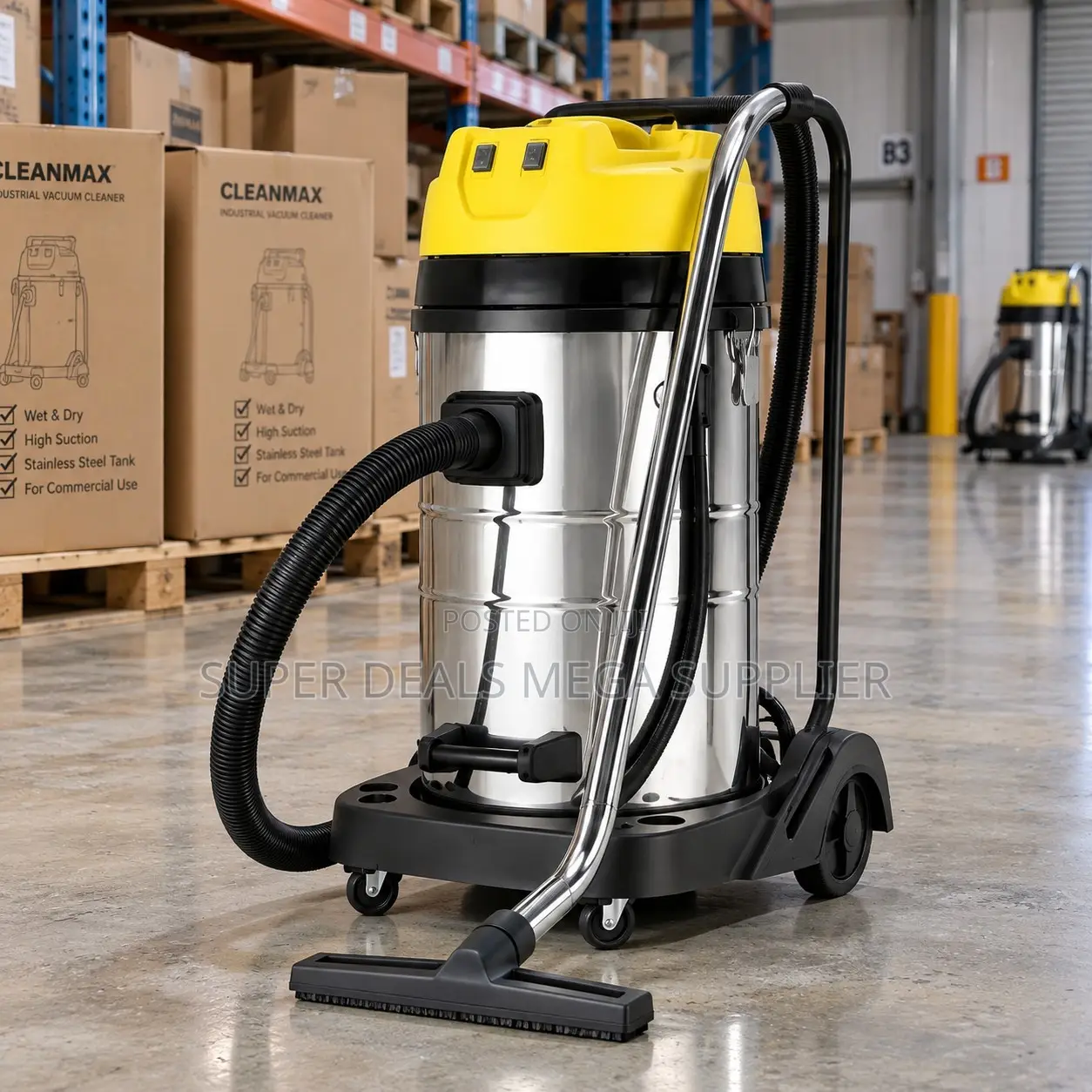 Easy Emptying 10L,15L,20L 1200W Wet and Dry Cylinder Vacuum Cleaners