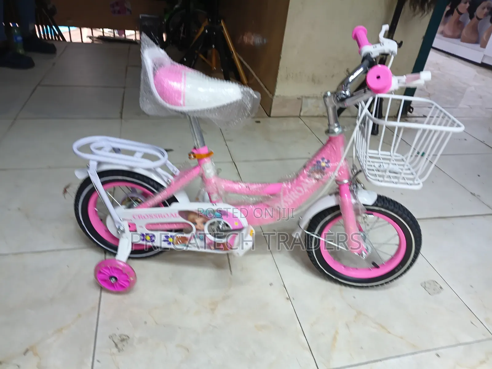Crossroad Size 12 Girls Bicycle – Pink White