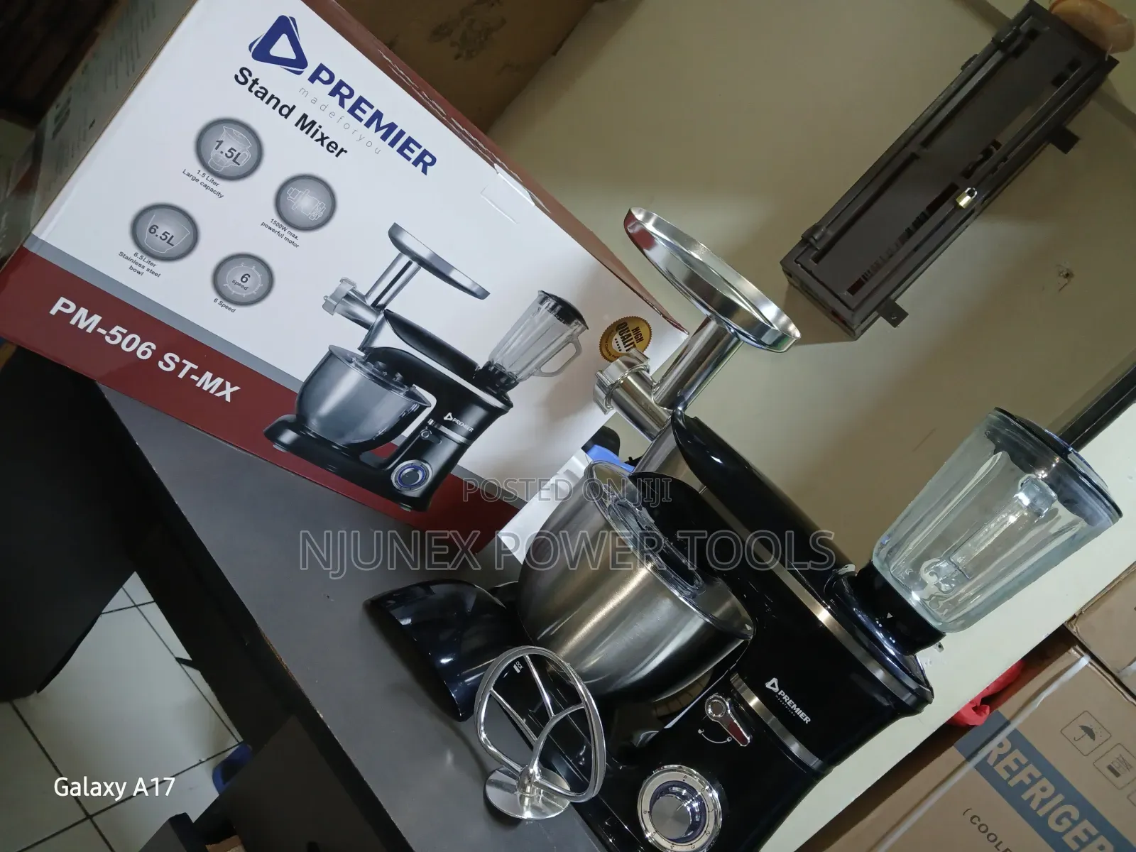 Premier 3-in-1 Multifunctional Stand Mixer (Model PM-506 ST-MX)