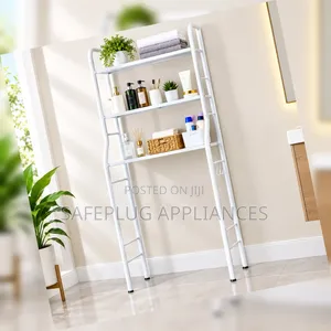Rashnik 3-Layer Toilet Stand – Space Saving Bathroom Storage Rack