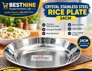 Quality Stainless Steel Rice Plate {Quality Rice Plate}